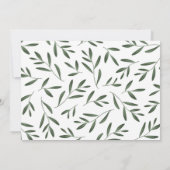 ウィンターグリーンズジョイホリデーカード 招待状 (裏面)