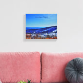 ウィンターグリーンバージニアマウンテンスキーリゾート キャンバスプリント (インサイチュ (リビング))