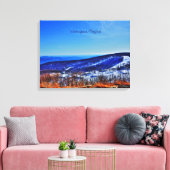 ウィンターグリーンバージニアマウンテンスキーリゾート キャンバスプリント (インサイチュ (リビング))