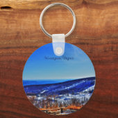 ウィンターグリーンバージニアマウンテンスキーリゾート キーホルダー (正面)