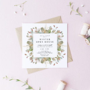 ウィンターグリーンリーエレガントスクエアオープンハウス 招待状