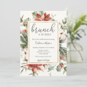 ウィンターグリーンリーブランチ&バブリーブライダルシャワー 招待状 (スタンド正面)