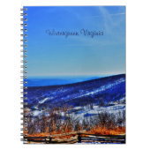 ウィンターグリーンヴァージニアマウンテンスキーリゾートインウィンター ノートブック (正面)