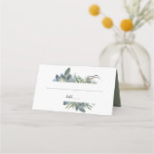 ウィンターグリーン結婚リー座席表 プレイスカード (正面)