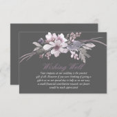 ウィンターグレイ結婚フローラの願い事 エンクロージャーカード (正面/裏面)