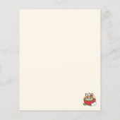 ウィンターココアブリス – 可愛い犬inマグカップデザイン (裏面)