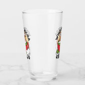 ウィンターココアブリス – 可愛い犬inマグカップデザイン タンブラーグラス (右)