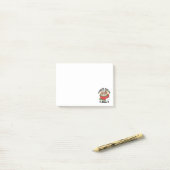 ウィンターココアブリス – 可愛い犬inマグカップデザイン ポストイット (デスク上)