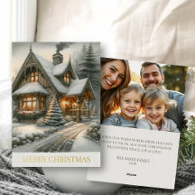 ウィンターコテージコア メリークリスマス 写真