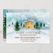 ウィンターコテージ招待状 招待状 (正面/裏面)
