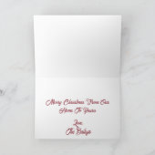 ウィンターコテージ メリークリスマス シーズンカード (内部)