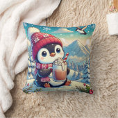 ウィンターコージペンギン クッション (ブランケット)