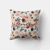 ウィンターコージー&ボエレガントタニカルクリスマス クッション (裏面)