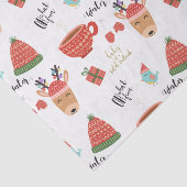 ウィンターコールドホリデークリスマスク素朴ラフトカントリー 薄葉紙 (詳細)