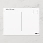 ウィンターゴールドフィンチ ポストカード (裏面)