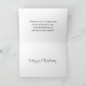 ウィンターサンタクリスマスカード サンキューカード (内部)