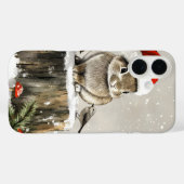 ウィンターサンタバニーワンダーランド Case-Mate iPhoneケース (裏面 (横))