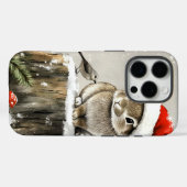 ウィンターサンタバニーワンダーランド Case-Mate iPhoneケース (裏面 (横))