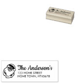 ウィンターサンタ差出人住所 ラバースタンプ (押印)