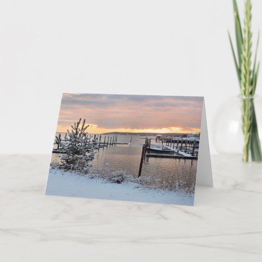 ウィンターサンライズオーバープリマス，マハーバー シーズンカード (正面)