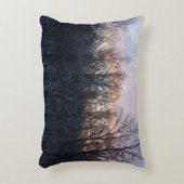 ウィンターサンライズIパステル自然景観 アクセントクッション (正面(垂直))