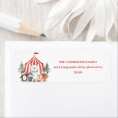 ウィンターサーカス　ウッドランドアニマル ラベル (インサイチュ)