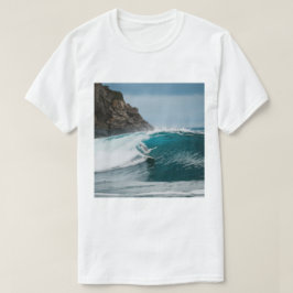 ウィンターサーファーカモメ、シーガルサーフィン、カモメT Tシャツ