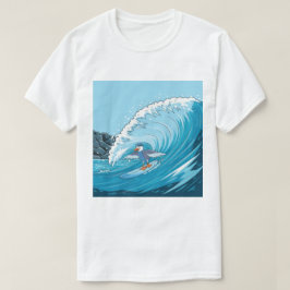 ウィンターサーファーカモメ、シーガルサーフィン、カモメT Tシャツ