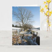 ウィンターザマクレスフィールドフォレストカード カード (黄色い花)