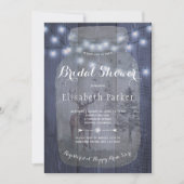 ウィンターシック素朴バーンウッドブライダルシャワー 招待状 (正面)