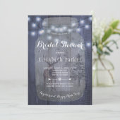ウィンターシック素朴バーンウッドブライダルシャワー 招待状 (スタンド正面)