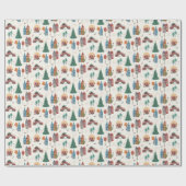 ウィンターシティホリデークリスマスパーティー ラッピングペーパー (フラット)