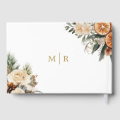 ウィンターシトラスフローラ結婚クリスマスゲストブック ゲストブック (裏面)