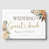 ウィンターシトラスフローラ結婚クリスマスゲストブック ゲストブック (正面)