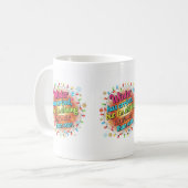 ウィンターシャイン - 暖かく輝くホリデーシーズン コーヒーマグカップ (正面左)
