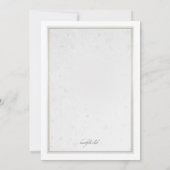 ウィンターシャワー招待状 招待状 (裏面)