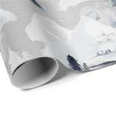 ウィンターシルバーディアランドスケープフェスティバル水彩 ラッピングペーパー (ロールコーナー)