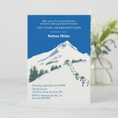ウィンターシーンスキーリタイアメント招待状 招待状 (スタンド正面)