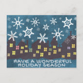 ウィンターシーンホリディポストカード ポストカード (正面)