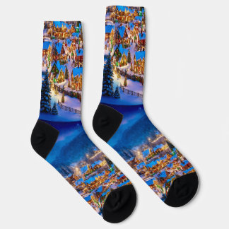 ウィンターシーン クリスマスソックス ソックス