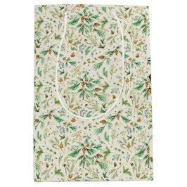 ウィンタージュニパーパインオンオフホワイト抱き枕 ミディアムペーパーバッグ