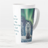 ウィンタージョイキツネ カフェラテマグ (右アングル)