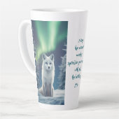 ウィンタージョイキツネ カフェラテマグ (左アングル)