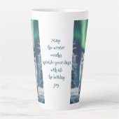 ウィンタージョイキツネ カフェラテマグ (正面)