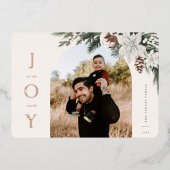 ウィンタージョイ アーチ フォト 箔シーズンカード (正面)