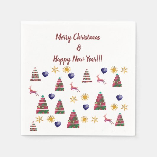 ウィンタージョイ スタンダードカクテルナプキン (正面)