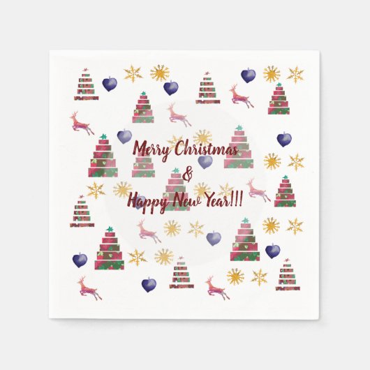 ウィンタージョイ スタンダードカクテルナプキン (正面)