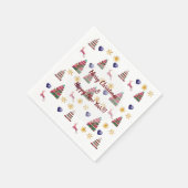 ウィンタージョイ スタンダードカクテルナプキン (角)