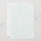 ウィンタースウィートバレンタインズボーイベビーシャワー 招待状 (裏面)