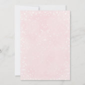 ウィンタースウィートバレンティーンズガールベビーシャワー 招待状 (裏面)